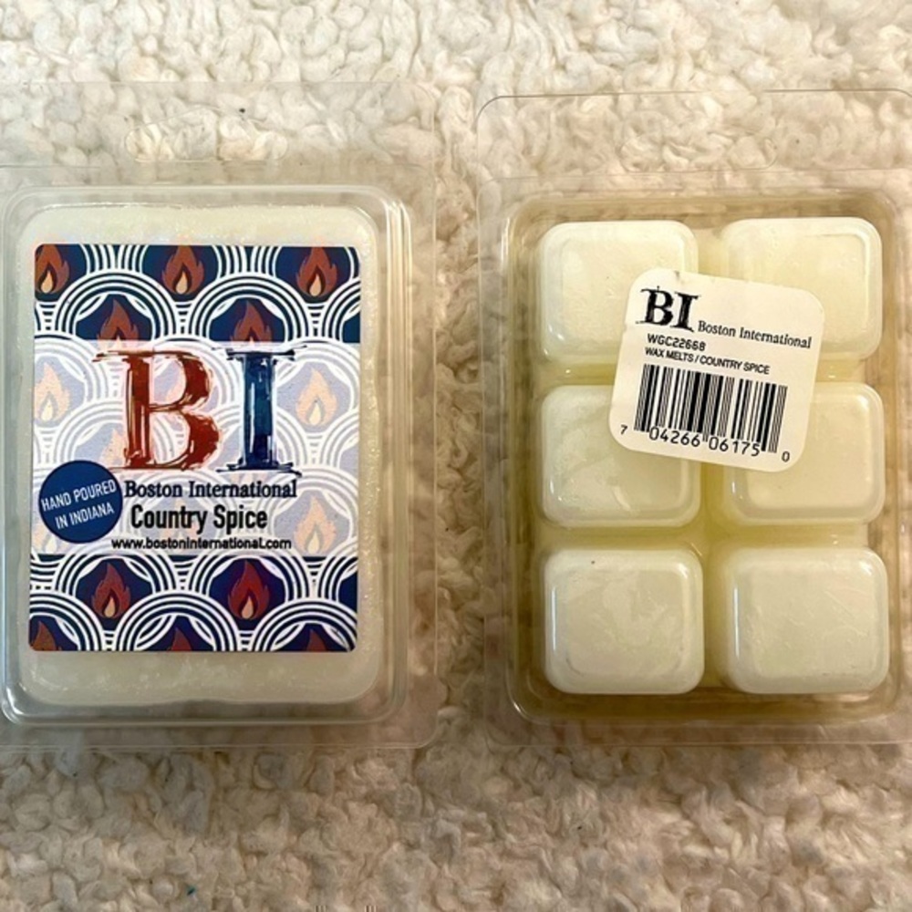 Boston Int'l 2 Packs of 6 Wax Melts Scent “Country Spice” Made in USA!